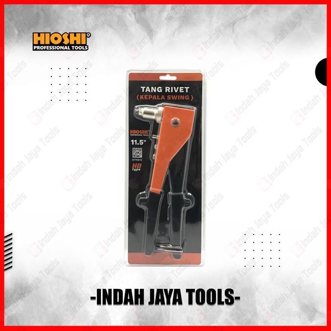 HIOSHI HTR012 Tang Rivet KEPALA SWING 11.5" - Mata HSS Heavy Duty Hand Rifet Ripet Riveter