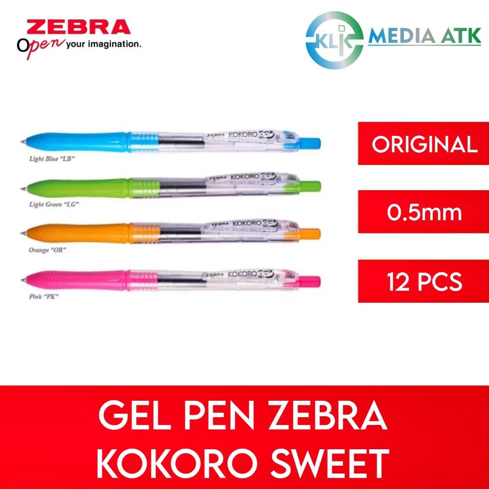 

Hot Pen Zebra Kokoro Sweet Gel Black Ink - 12 Pcs Gh-67
