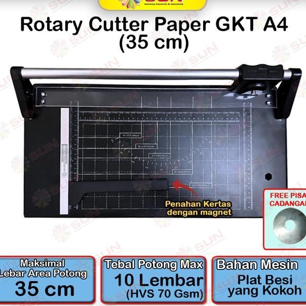 

Rotary R Cutter Trimmer A4 A3 Vertikal 35 Cm Alat Potong Pemotong Kertas Hvs Kertas Foto Photo Glossy Silky Stier Art R A3 A4 A5 A6 Pas Photo 4R