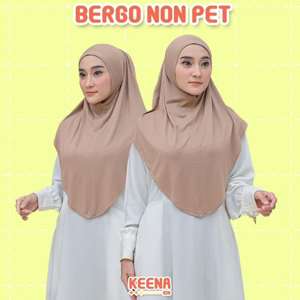Keena Hijab Nt Jiso Non Pet Bahan Kaos Rayon