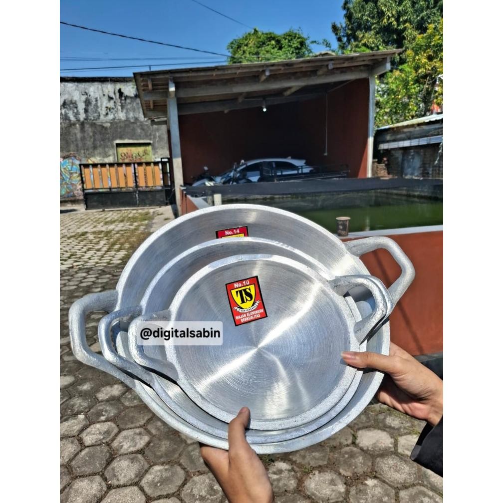 Wajan Aluminium Ts / Wajan Aluminum Tebal / Wajan Tebal Aluminium / Kuali Tebal / Wajan Penggorengan