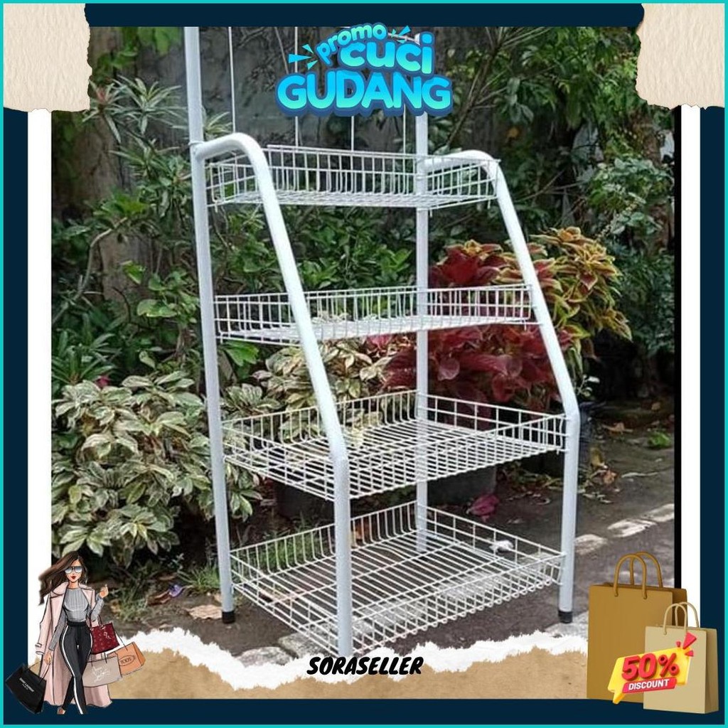 Rak Ciki Serbaguna/Rak Roti 4 Susun/Rak Roti 3 Susun/Rak Roti/Rak Ciki/Rak Serbaguna/Rak Jumbo Cod