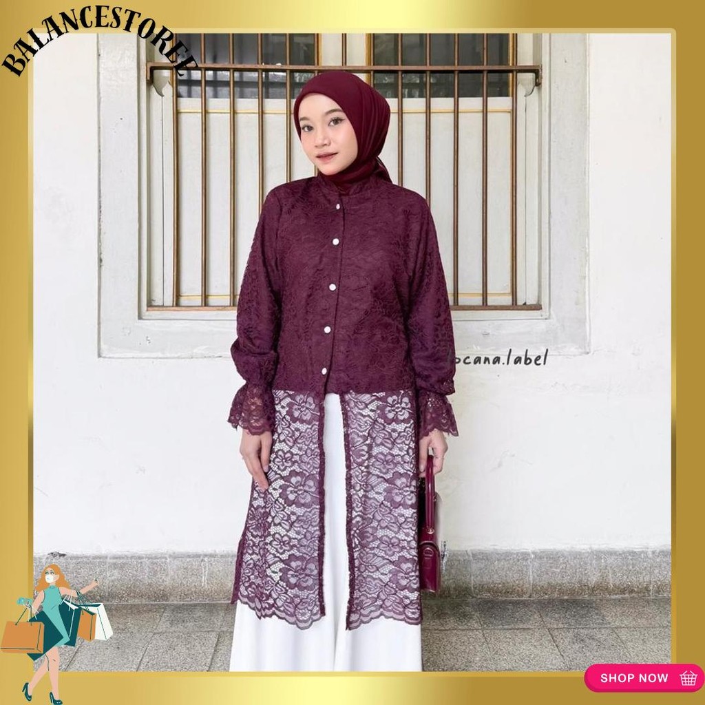 LOCANA LABEL ALUNA TUNIC Gratis ongkir