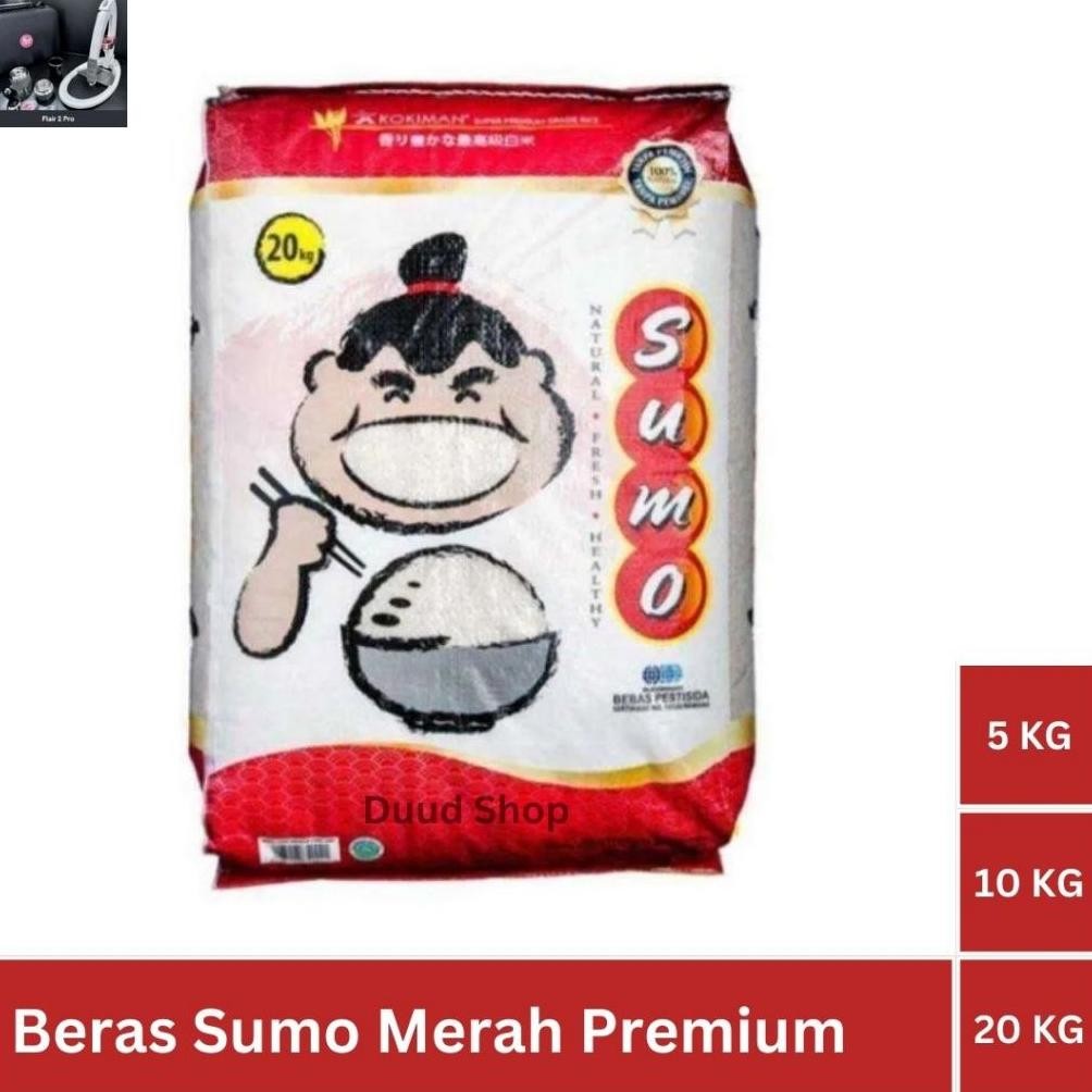 

Beras Sumo Merah Premium 5Kg 10Kg 20Kg - Beras Pulen Fortifikasi Cocok Untuk Sushi