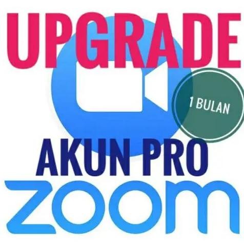 Upgrade Zoom Pro 1 Bulan Full Garansi Termurah