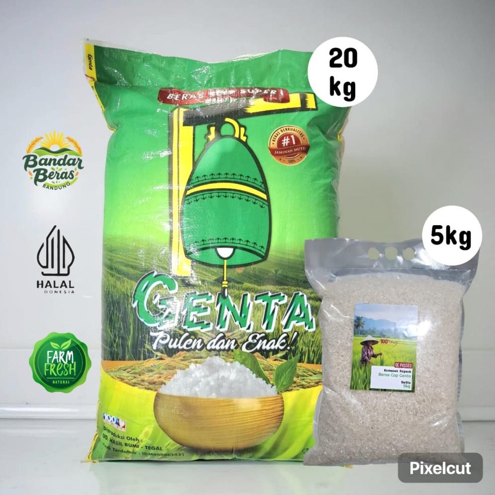 

Beras Kepala Super Cap Genta 5Kg Dan 20Kg - Pulen Dan Enak