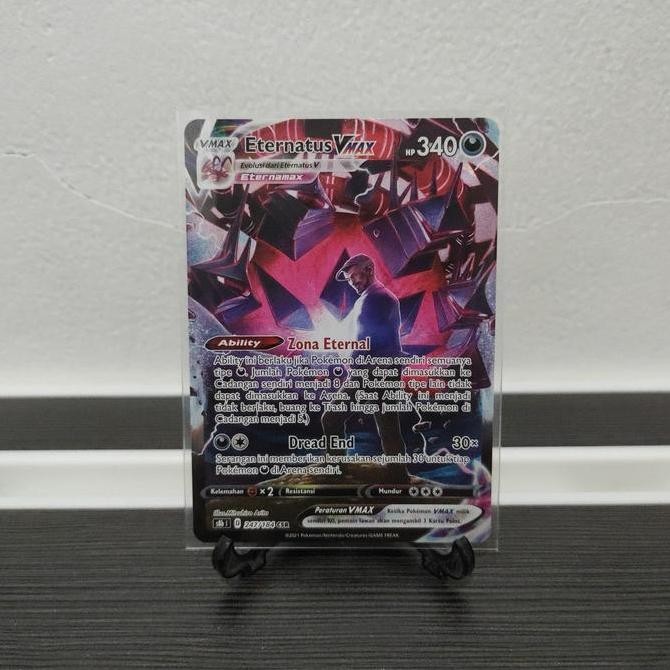 Pokemon TCG Indonesia Eternatus VMAX S8b 247/184 CSR Rare Original