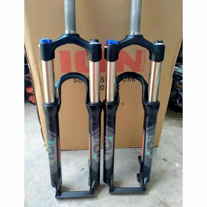 SIDODADI FORK ION 27.5 H2 TITAN BLACK T120 MM NON TAPPER LOCK PRELOAD ORIGINAL DAN TERPERCAYA