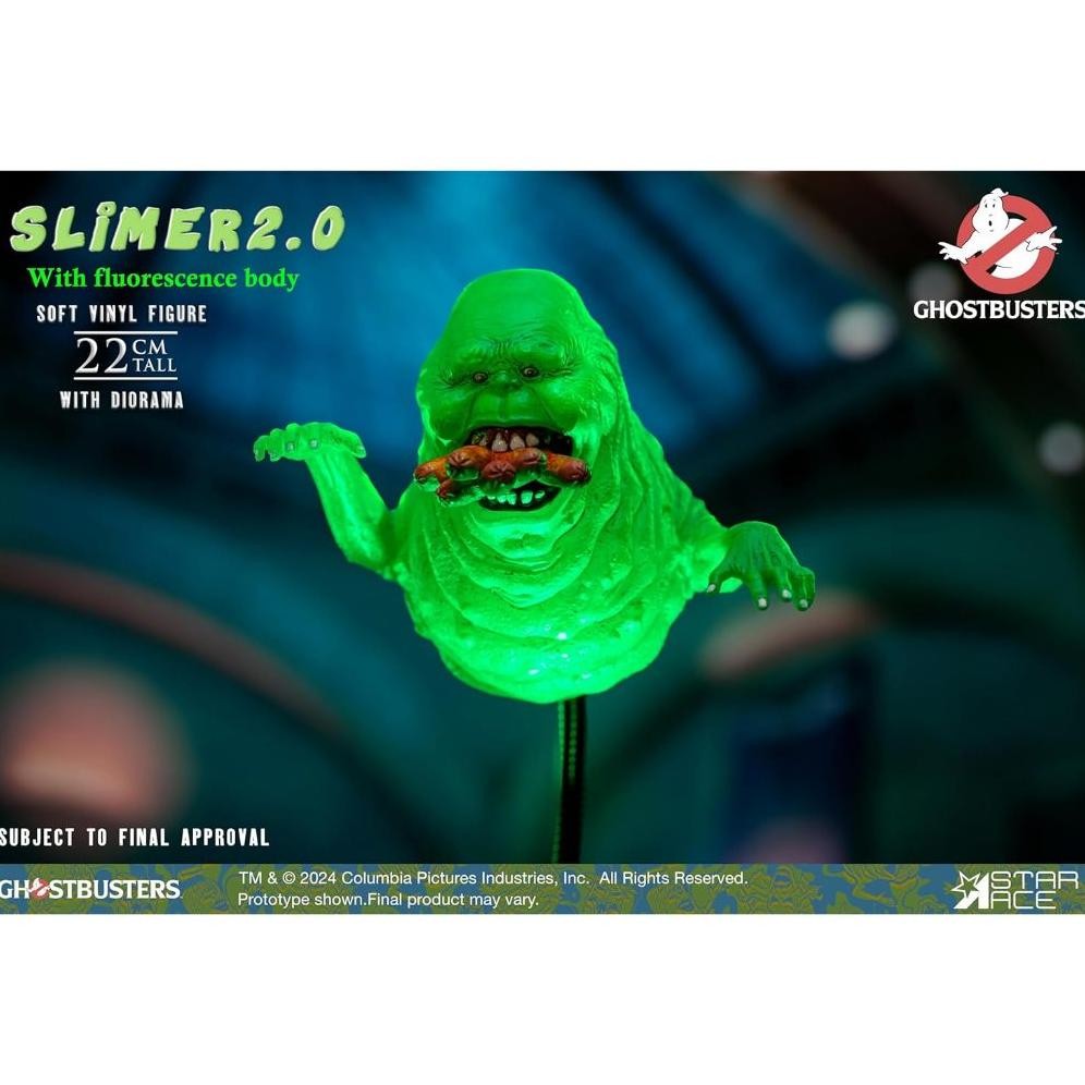 Toys Ghostbusters: Slimer 2.0 1:8 Scale Soft Vinyl Figure Original Produk
