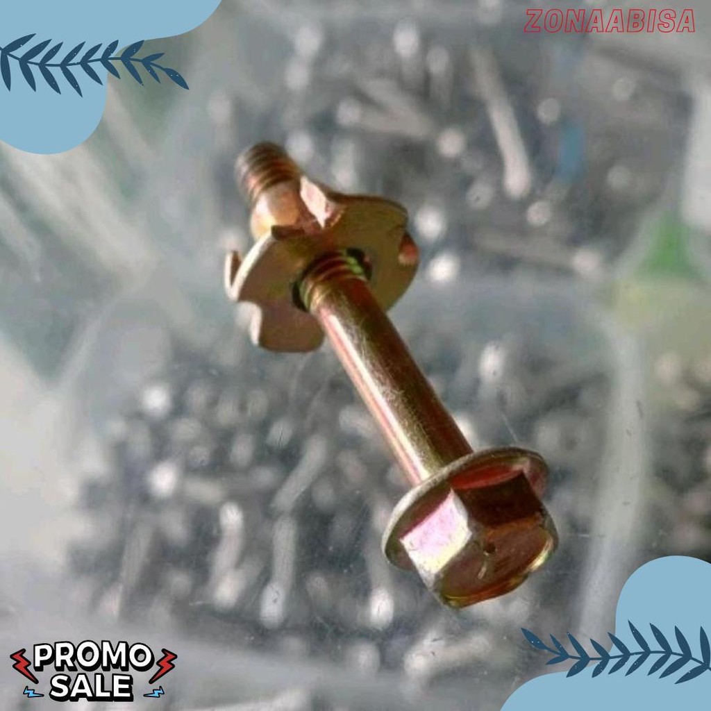 Cusss Serbu Baut Flange Mur Cakar [Sepasang] Ukuran M6X40 / Tee Nut M6 / Mur Cakar M6 / Mur Tanam Ka