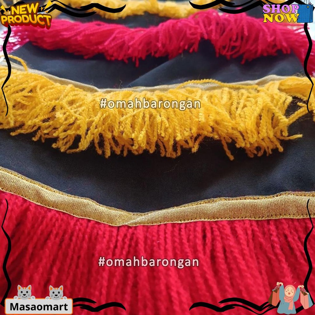 Celana Barongan Anak SD SMP Warna Merah Hijau Biru Hitam Putih Termurah