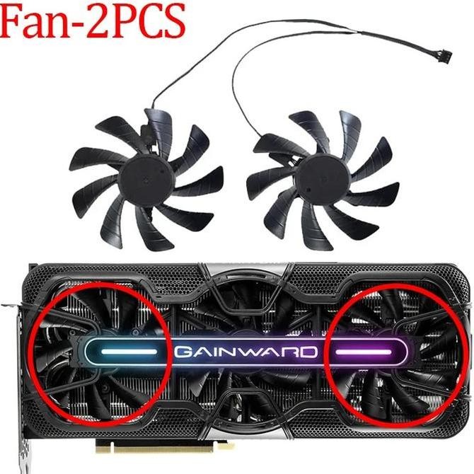 Kipas VGA GPU Fan Gainward Phantom RTX 3070 3070Ti 3080 3080Ti 3090 3090Ti Original
