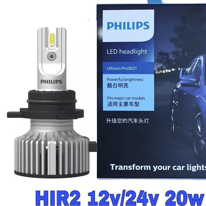 Bohlam Mobilio Brio Rs Philips Ultinon Pro3021 Led Hir2 Original