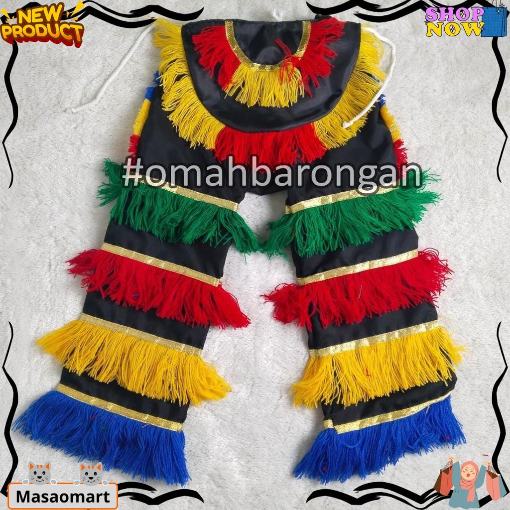 Celana Dan Embong Barongan Anak Warna Pelangi SD Original