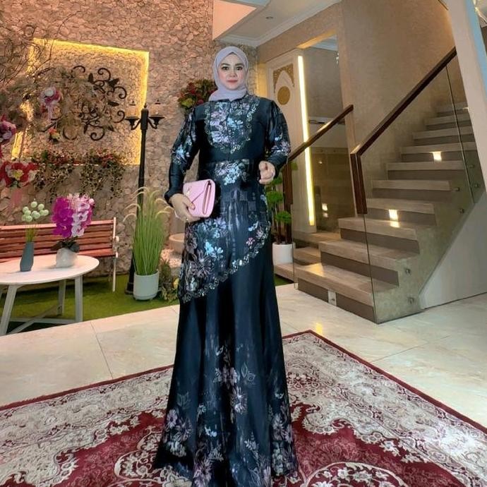(TANPA HIJAB) Nazwa Abaya Azhari Dress KAL