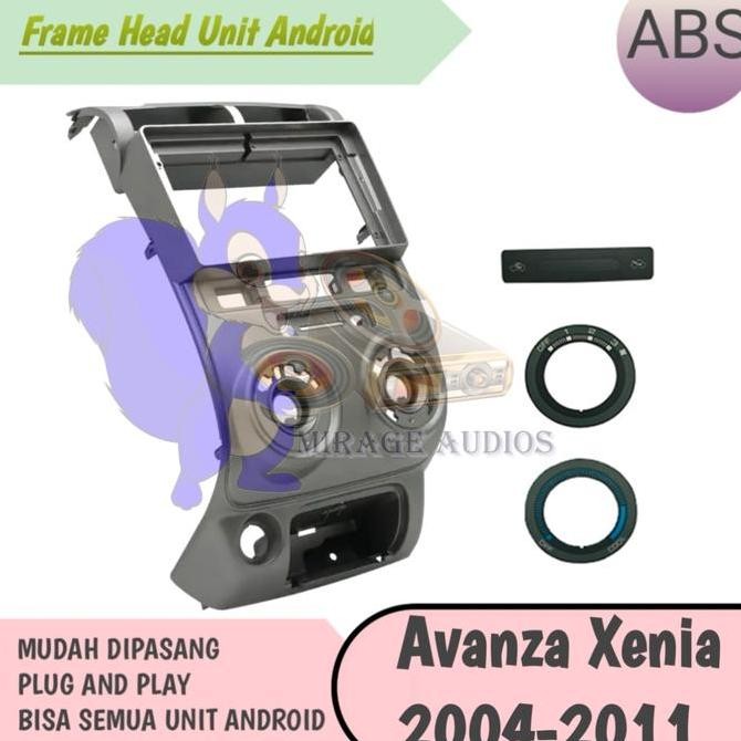 * Frame Head Unit Android 9 Inch Avanza Xenia Lama 2004 - 2011 *
