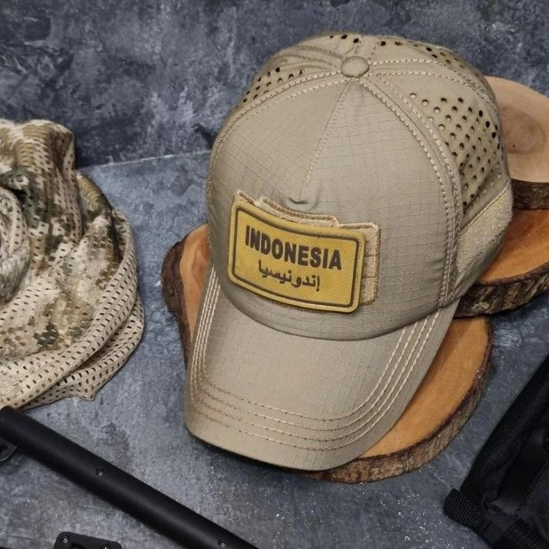 Topi tactical gurun indonesia / topi pria tactical terbaru