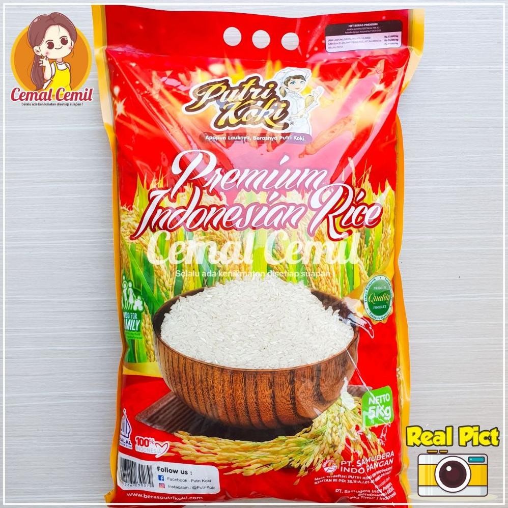 

Beras Putri Koki Merah Premium 5Kg/Beras Murah/Beras Premium