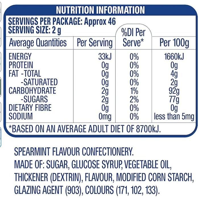 

Eclipse Chewy Mints Candy 27 Gr | Permen Mint Lunak | Australia