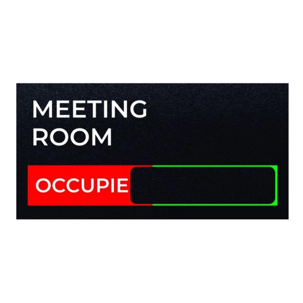 Sign Akrilik MEETING ROOM Sliding | Print Papan Nama Tulisan Akrilik | Sign Dinding