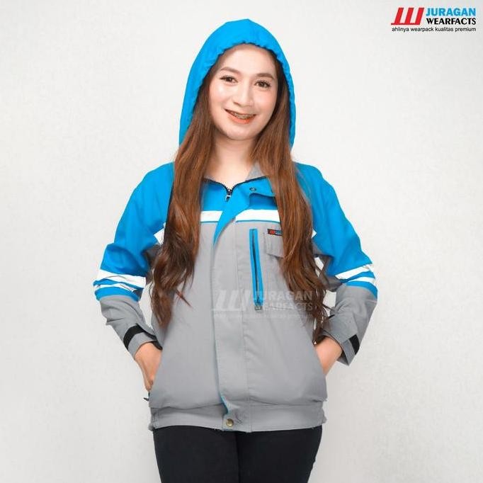 [Cod] Jaket Tambang Jaket Hoodie Safety Wearpack Safety Atasan Seragam Kerja Lapangan Panjang Pria W