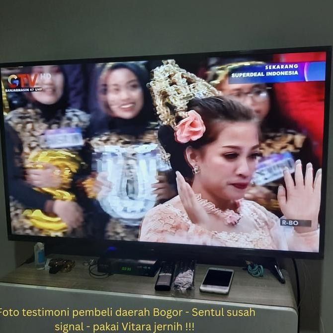 Set Top Box Tv Digital - Vitara 218T2 - Stb Penguat Signal Tv