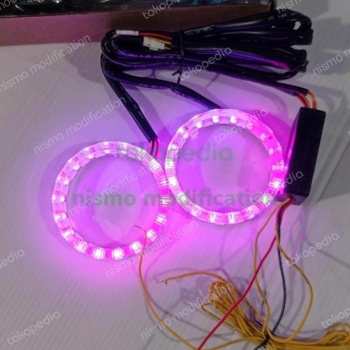 angel eyes rgb app matrix 80mm Bluetooth isi 2 angel eyes projector