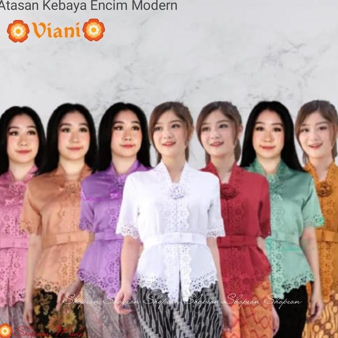 Kebaya Encim Katun Laser Free Bros