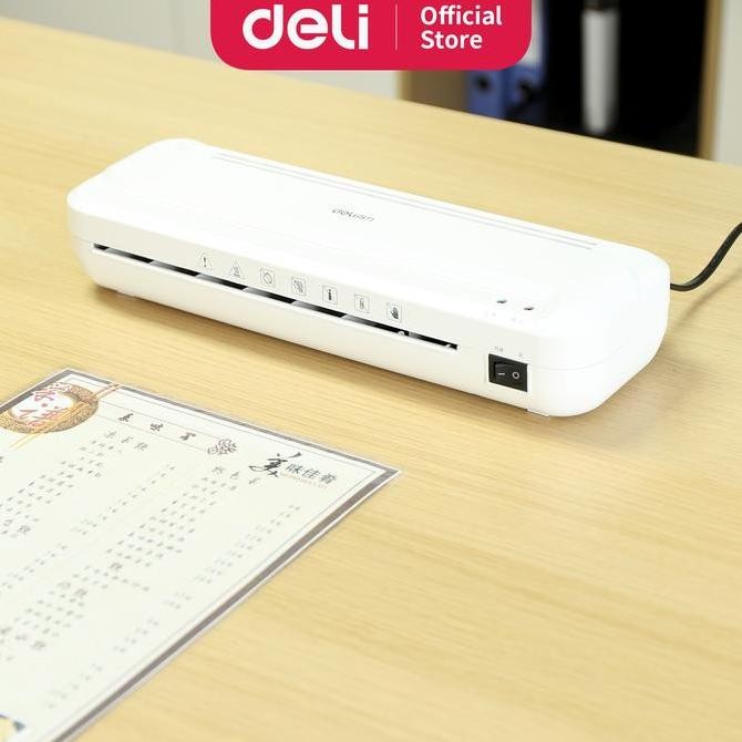 

PROMO DISKON - Deli Laminator. Kisaran Laminasi 70-00mic A4 Abu - Abu Muda E22