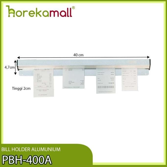

PROMO - Bill Holder Penjepit Kertas menu 40 Cm Alumunium PBH-400A
