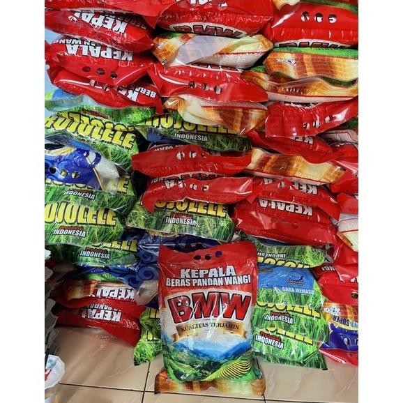 

beras bmw 5liter dan 5KG beras murah beras pandan wangi original bmw Toko Adriel