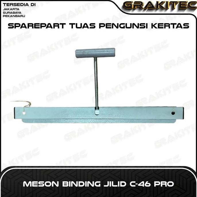 

PROMO - SparePart Mesin Jilid buku A+ Mesin Binding Jilid Lem Panas Softcover, Hardcover Semi Automatic C-46 Pro Grakitec