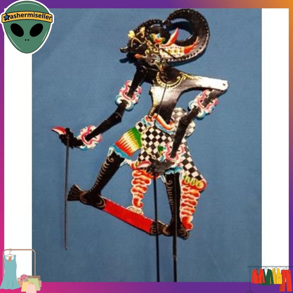 Cuci Gudang Satu Set Wayang Pandawa Lima, wayang kulit kertas, wayang mainan