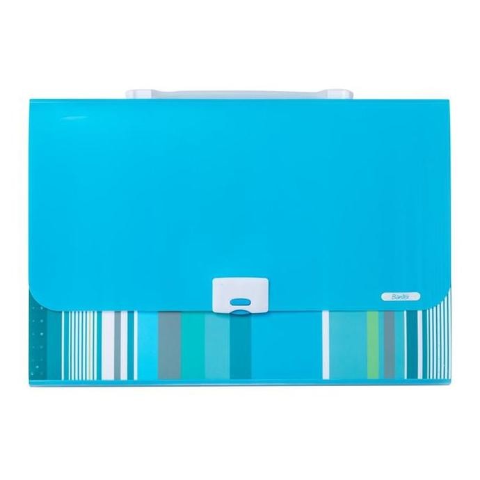 

BEBAS ONGKIR - Bantex Fancy Stripes Expanding File ( Pocket) Folio Sky Blue 608 2