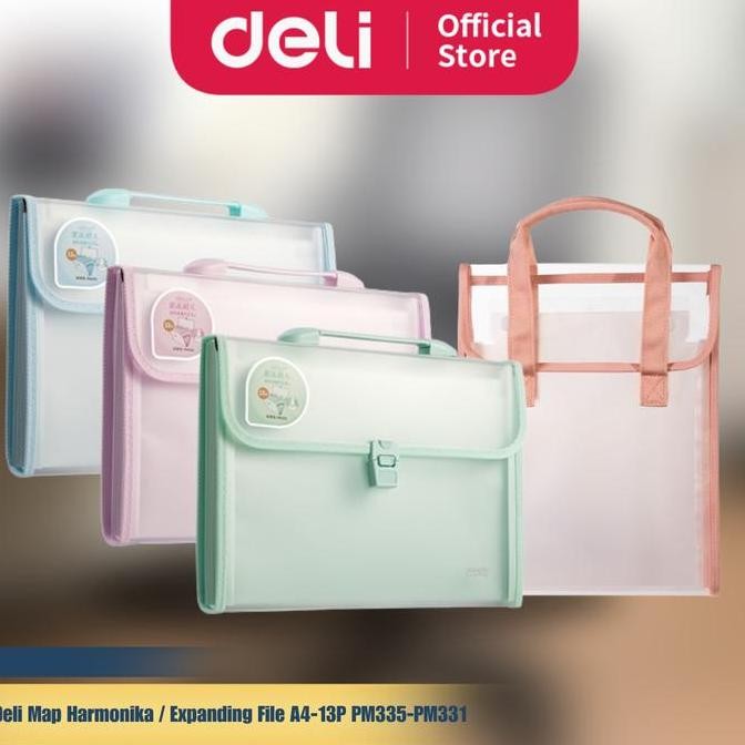 

BEBAS ONGKIR - Deli Map Harmonika / Expanding File A7-7P PM-PK / A4-P PM