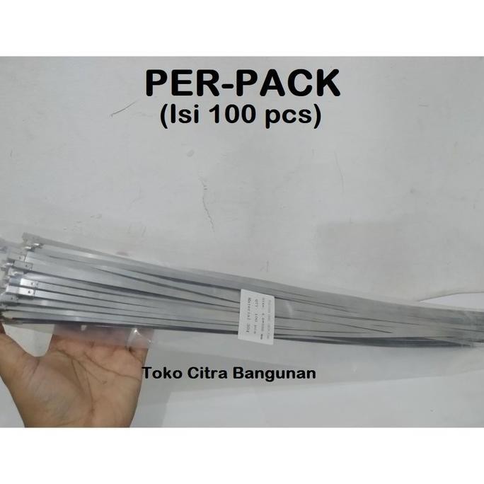 

TERMURAH - Cable Ties Stainless 4.6 x 40 mm Tali Tis Anti Karat Band It 00 buah