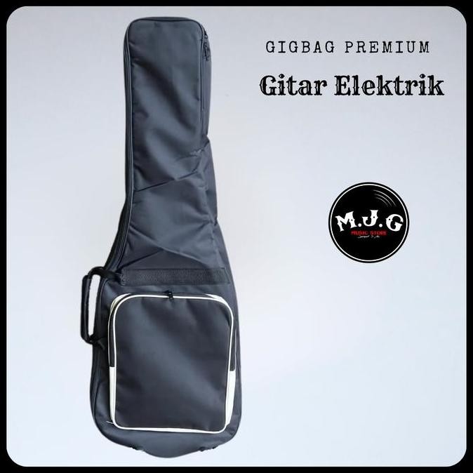 tas case semi hardcase gigbag gitar elektrik tebal berkualitas