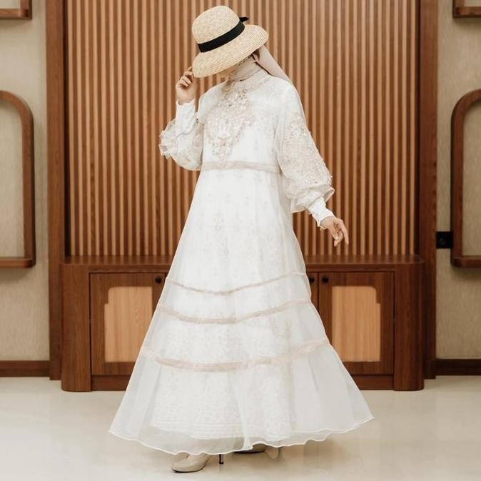 Maryam Dress by EFER SYARI | Dress Syari | Gamis Mewah | Dress Hijab | Gamis Kondangan | Dress Mewah