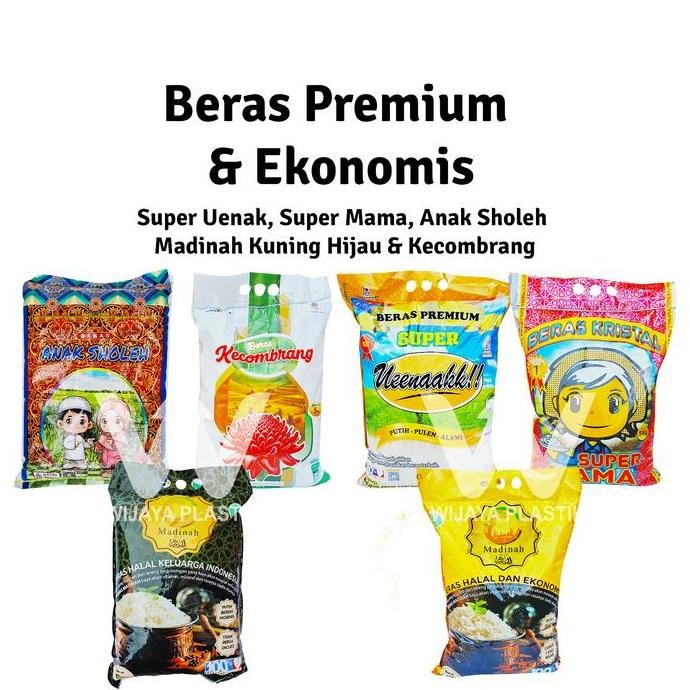 [1 SAK] Beras Premium & Ekonomis [Mentari.Lahap.Super.Madinah.Kecombrang] --- 3 5 10 KG @SAK | pulen