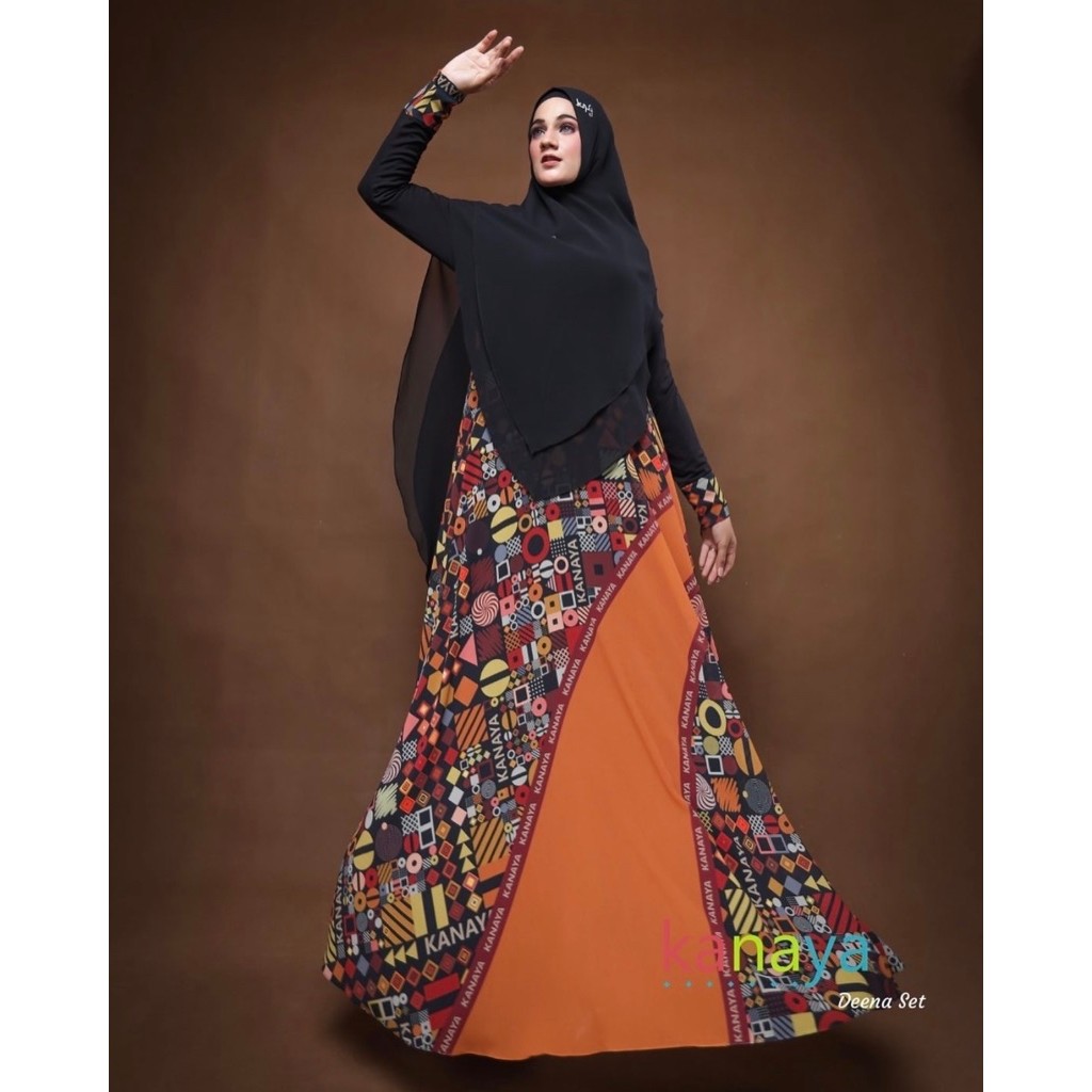 Gamis Deena dress set