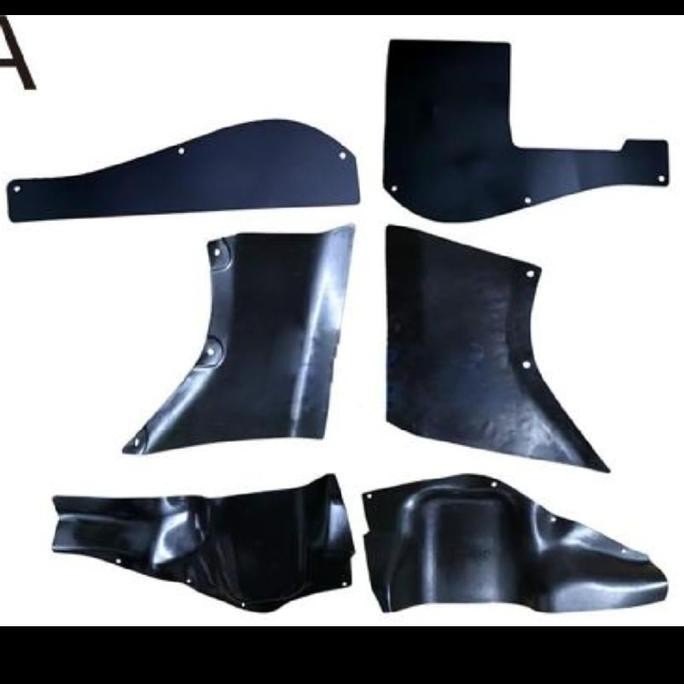 NEW Seal Liner Fender Set Roda Depan Penahan Lumpur Fender Mesin Toyota Landcruiser LC VX 80 Tahun '