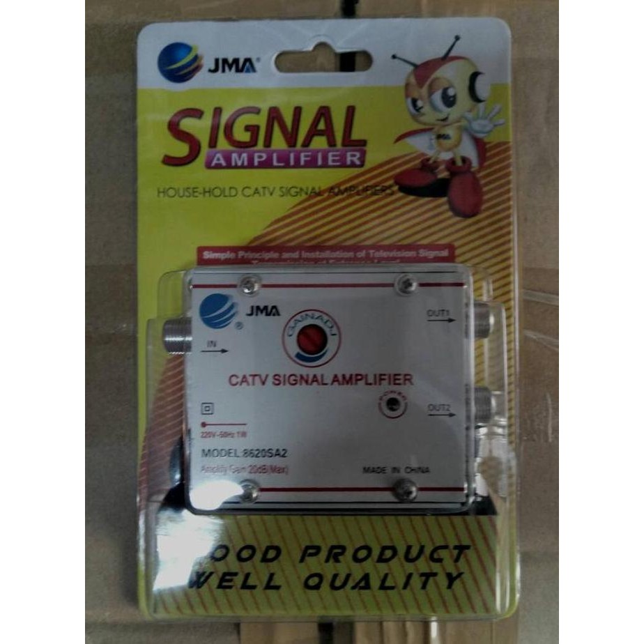 Catv Signal Amplifier Booster 2 Way 20Dbi,Catv Signal Amplifier