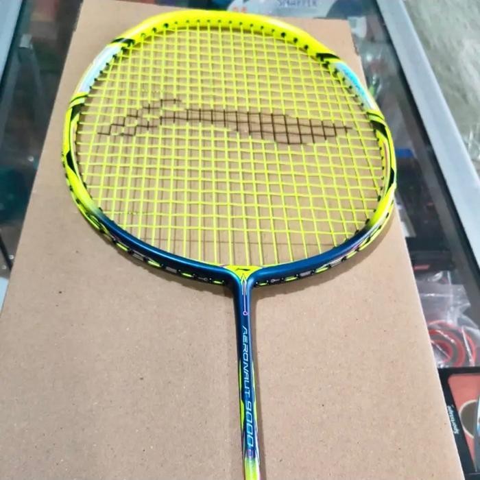 SPID RAKET BADMINTON LINING AERONAUT 9000 DRIVE 32LBS Bulu Tangkis G3 4U Berat 81 83 gr