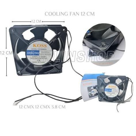DF168>> MINI COOLING FAN 12 CM / COOLING FAN 12CM / KIPAS ELEKTRONIK (AC 220V)