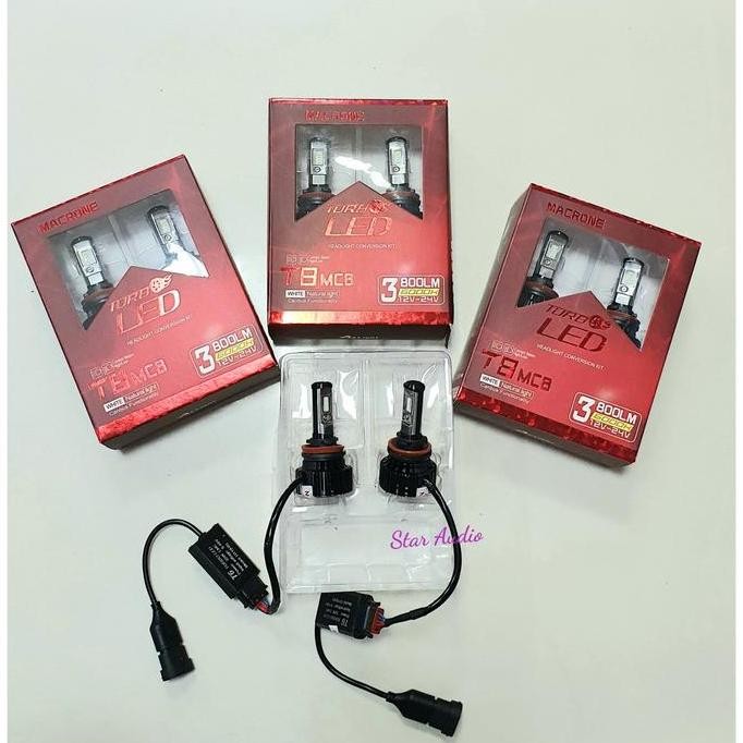 Turbo led H4 H H H7 H HB HB4 Macrone T8 lampu mobil bohlam led