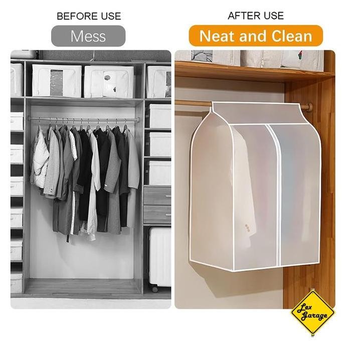 Cover Plastik Baju Gantung Plastik Penutup Pakaian Sarung Baju Jas