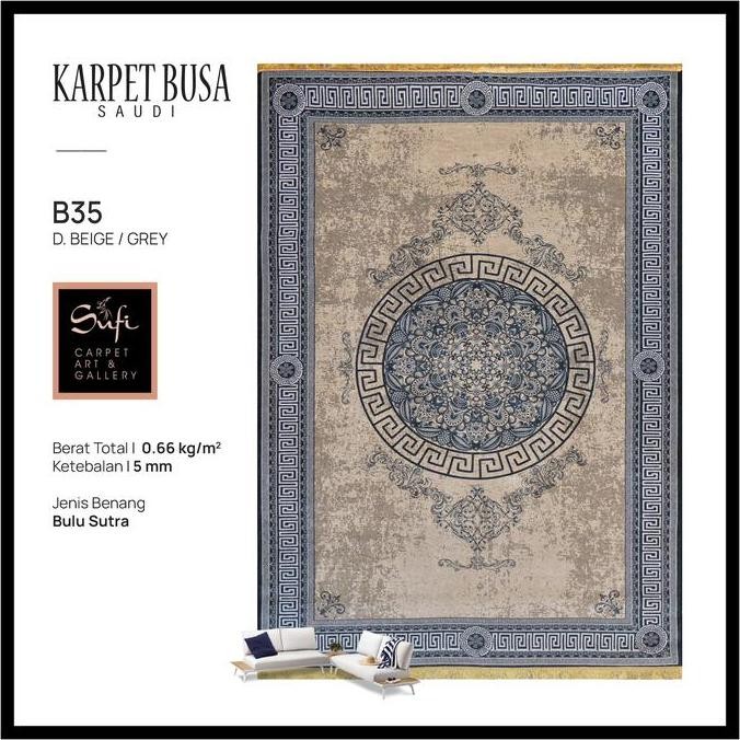 Karpet Lantai Busa Premium Saudi 200x00 Cm B