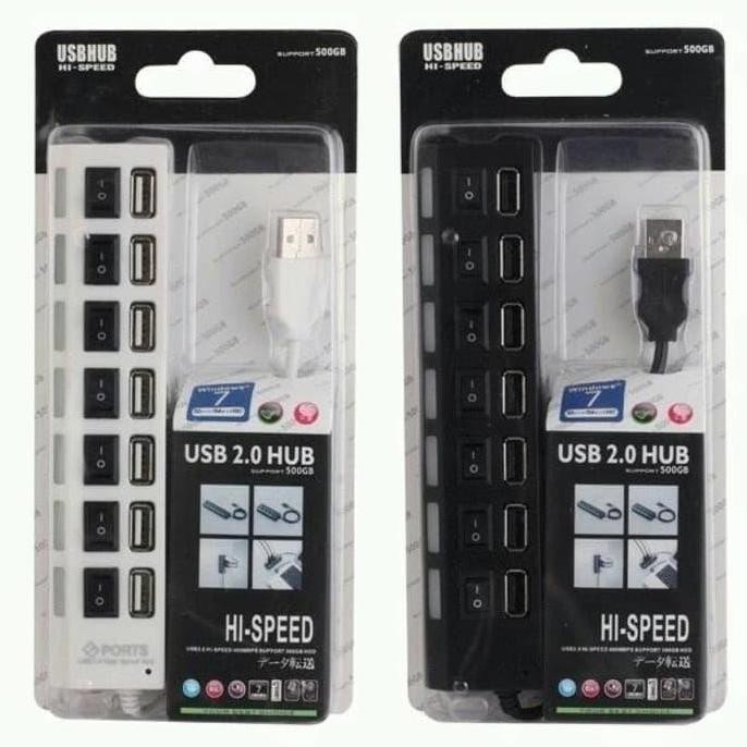 DT7 >> R0527 USB Port 7 High Speed Hub Charger Saklar