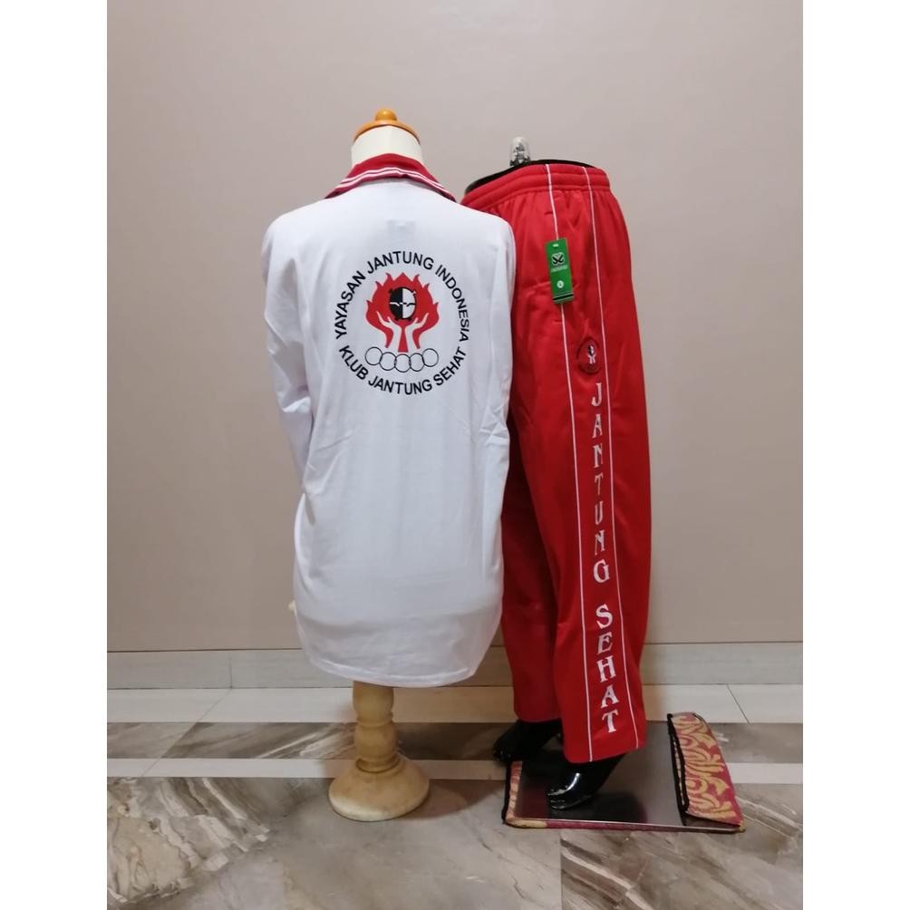 BAJU OLAHRAGA JANTUNG SEHAT/STELAN OLAHRAGA SENAM JANTUNG SEHAT/BAJU SENAM JANTUNG SEHAT