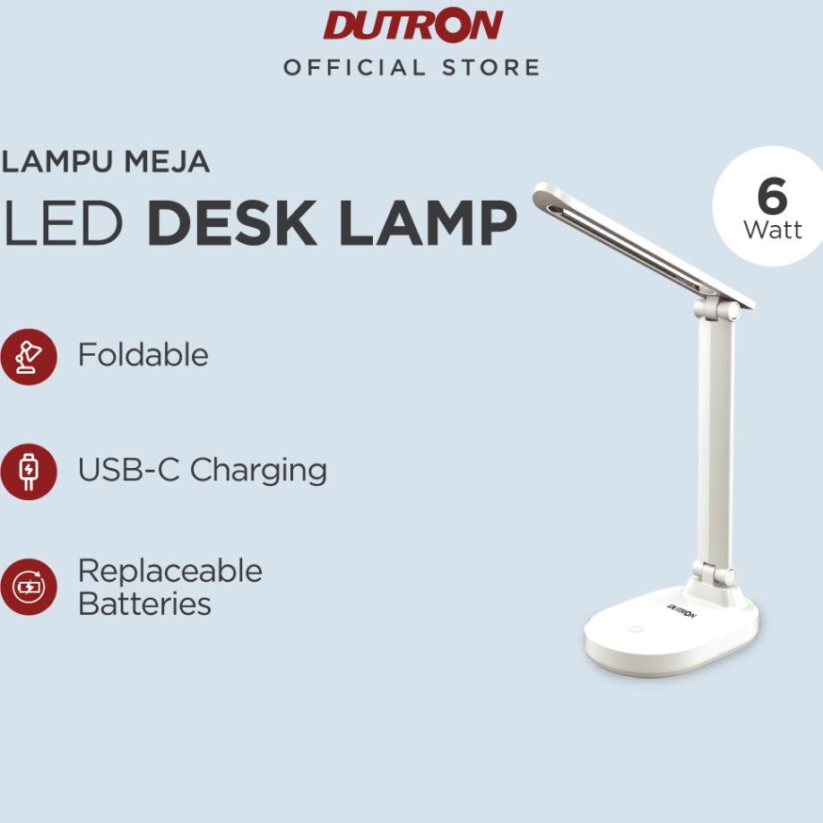 Dutron Lampu Meja Belajar Led Touch Screen